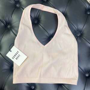Sunday Best Seamless Ribbed Halter